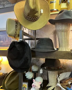 Chapeaux de feutre et de paille