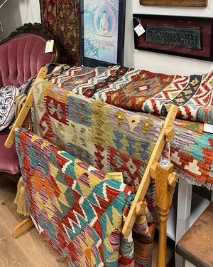 Kilim rugs and woven textiles