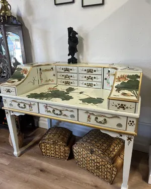 Hand-painted writing desk